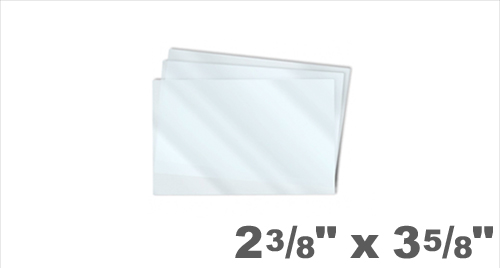 Driver's License Size Laminating Pouches 2-3/8