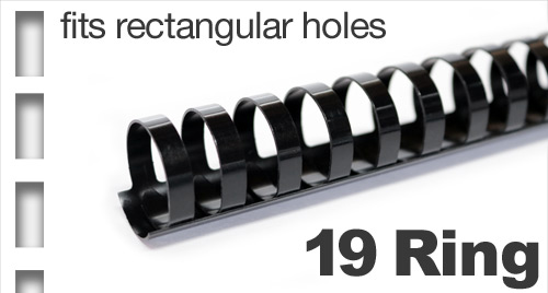Plastic Comb: 11-inch = 19 rings